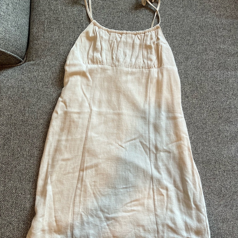 L.A HEARTS Cream Spaghetti Strap Dress